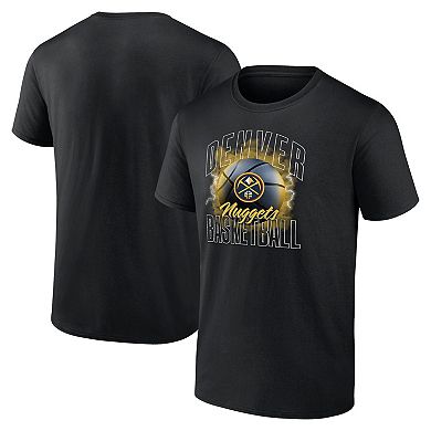 Men's Fanatics Branded Black Denver Nuggets Match Up T-Shirt