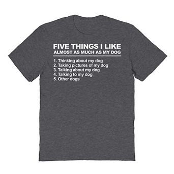 Men's COLAB89 Duke & Sons Five Things Dog Father's Day Graphic Tee