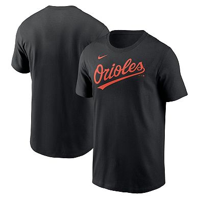 Men's Nike Black Baltimore Orioles Fuse Wordmark T-Shirt
