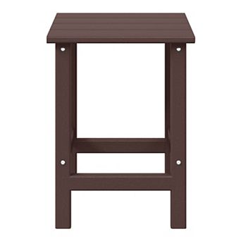 14" square outdoor Side table for Adirondack chair