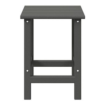 14" square outdoor Side table for Adirondack chair