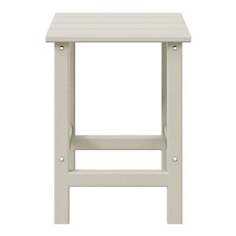 14" square outdoor Side table for Adirondack chair