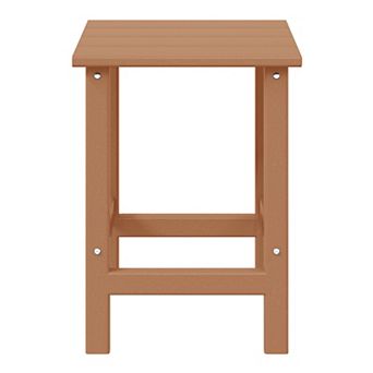 14" square outdoor Side table for Adirondack chair