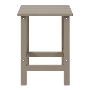 14" square outdoor Side table for Adirondack chair