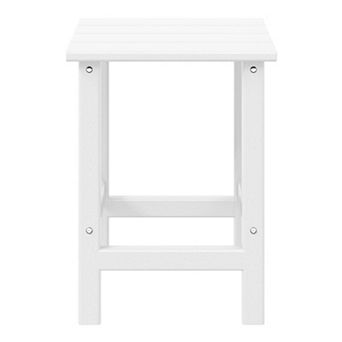 14" square outdoor Side table for Adirondack chair