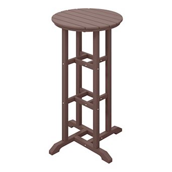 Westintrends 24" Round Outdoor/patio Bar Bistro Table