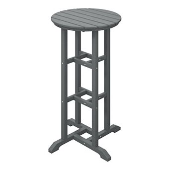 Westintrends 24" Round Outdoor/patio Bar Bistro Table