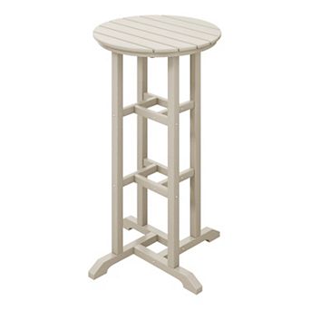 Westintrends 24" Round Outdoor/patio Bar Bistro Table