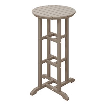 Westintrends 24" Round Outdoor/patio Bar Bistro Table