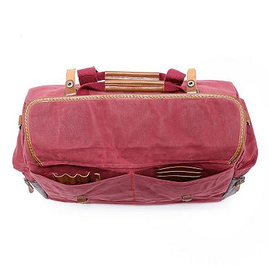 Tsd Brand Stone Creek Waxed Canvas Duffel Bag