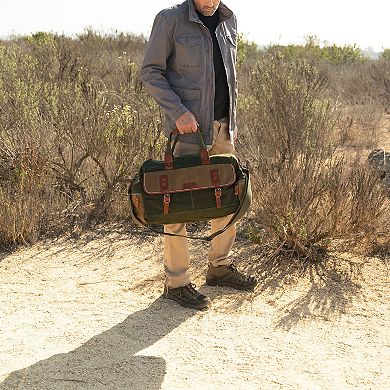 Tsd Brand Stone Creek Waxed Canvas Duffel Bag