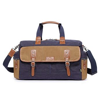 Tsd Brand Stone Creek Waxed Canvas Duffel Bag