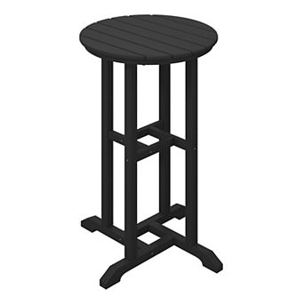 Westintrends 24" Round Outdoor/patio Counter Bistro Table