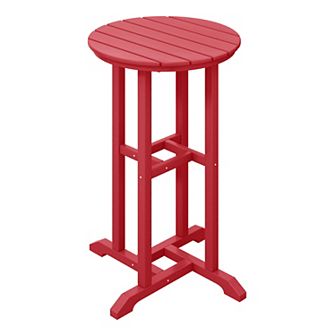 Westintrends 24" Round Outdoor/patio Counter Bistro Table