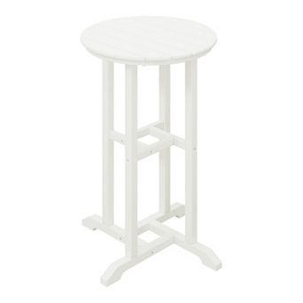 Westintrends 24" Round Outdoor/patio Counter Bistro Table