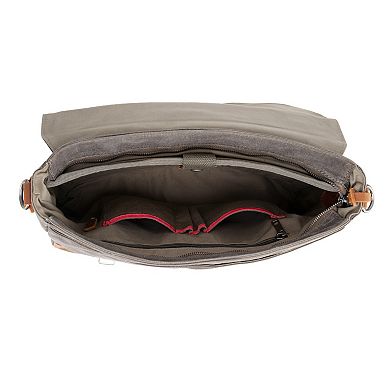 Tsd Brand Stone Creek Leather Brief Bag