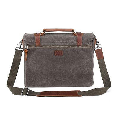 Tsd Brand Stone Creek Leather Brief Bag