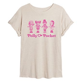 Juniors' Polly Pocket Oversized Tee