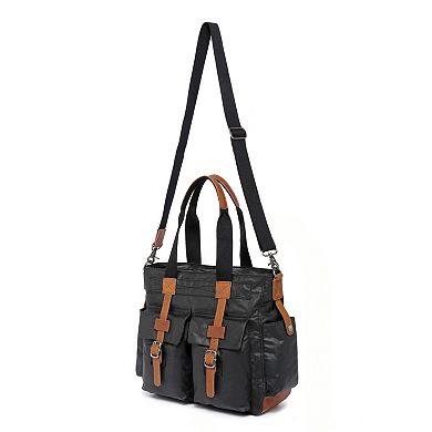 Tsd Brand Urban Light Coated Canvas Tote Bag