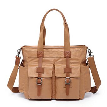 Tsd Brand Urban Light Coated Canvas Tote Bag