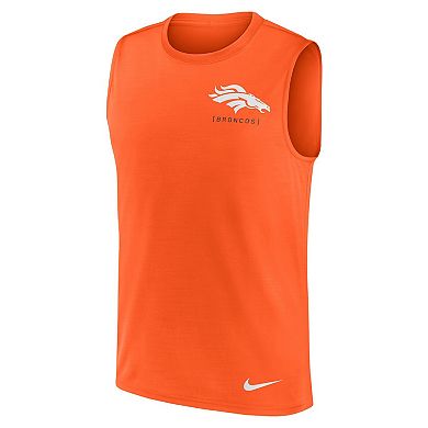 Men's Nike Orange Denver Broncos Muscle Tank Top