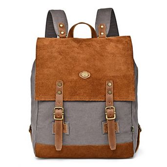 Tsd Brand Valley Oak Suede Backpack