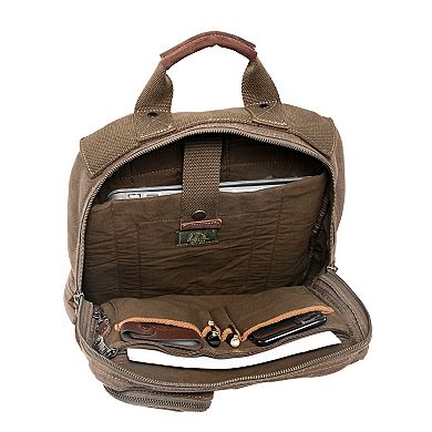 Tsd Brand Ridge Valley Canvas Backpack