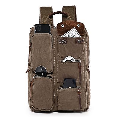 Tsd Brand Ridge Valley Canvas Backpack