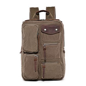 Tsd Brand Ridge Valley Canvas Backpack