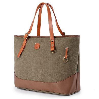 Tsd Brand Redwood Shopper Canvas Tote