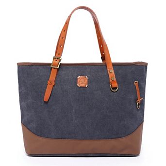 Tsd Brand Redwood Shopper Canvas Tote
