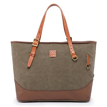 Tsd Brand Redwood Shopper Canvas Tote