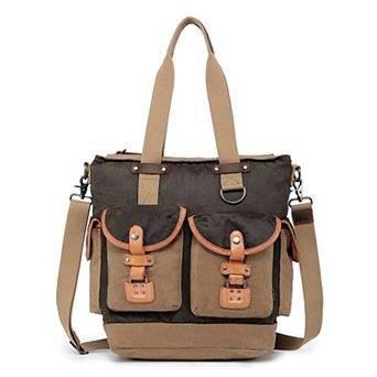 Tsd Brand Tapa Two-tone Canvas Tote