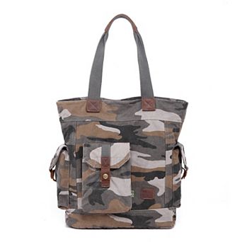 Tsd Brand Leaf Hill Canvas Camo Tote