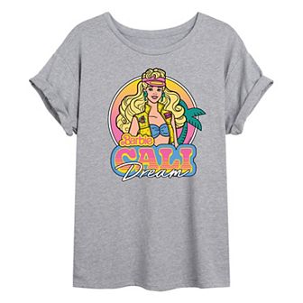 Juniors' Barbie® Cali Dream Oversized Graphic Tee