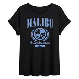 Juniors' Barbie® Malibu Athletic Department Graphic Tee