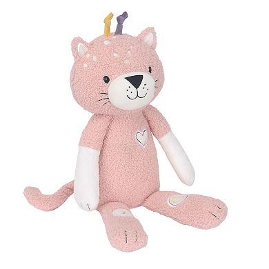 Lambs & Ivy Signature Pink Leopard Plush Stuffed Animal Toy - Maya