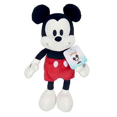 Lambs & Ivy Disney Baby Red/black Mickey Mouse 14” Stuffed Animal Toy