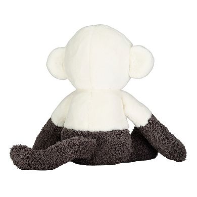 Lambs & Ivy Jungle Party White/gray Plush Monkey Stuffed Animal Toy - Charlie