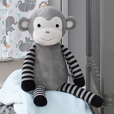 Bedtime Originals Jungle Fun Gray/black Plush Monkey Stuffed Animal - Bingo