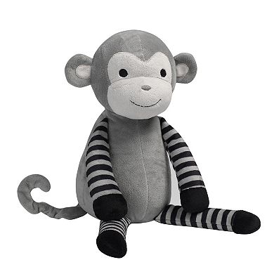 Bedtime Originals Jungle Fun Gray/black Plush Monkey Stuffed Animal - Bingo