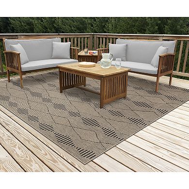 Liora Manne Monaco Diamonds Indoor Outdoor Area Rug
