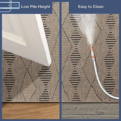 Liora Manne Monaco Diamonds Indoor Outdoor Area Rug