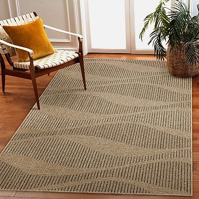 Liora Manne Monaco Wave Indoor Outdoor Area Rug