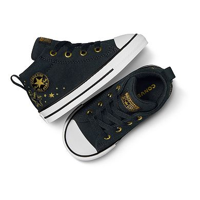 Converse Chuck Taylor All Star Toddler Gold Star Canvas Street Sneakers