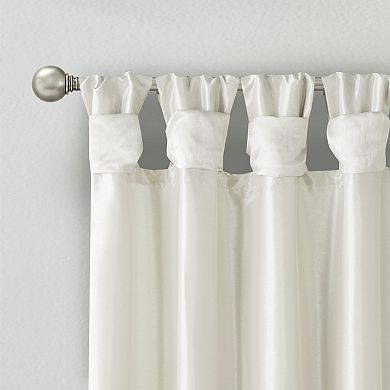 Madison Park Natalie 2-Pack Twist Tab Lined Room Darkening Window Curtain Panels