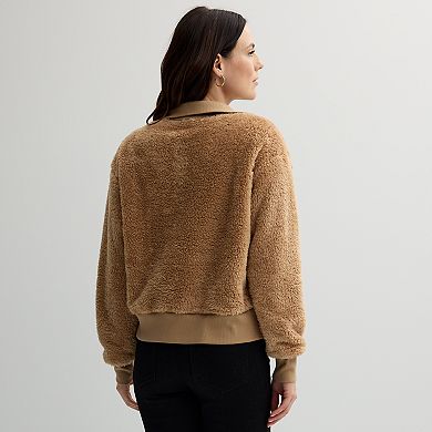 Women's Sonoma Goods For Life® Cozy Quarter Zip Pullover
