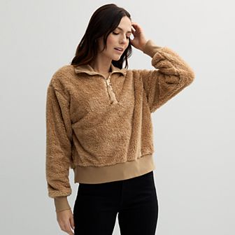 Women's Sonoma Goods For Life® Cozy Quarter Zip Pullover