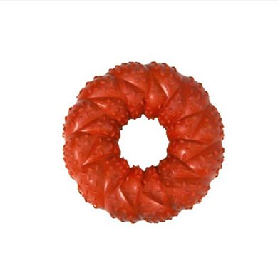Nylabone Strong Chew Braided Ring Dog Toy Beef Flavor Wolf