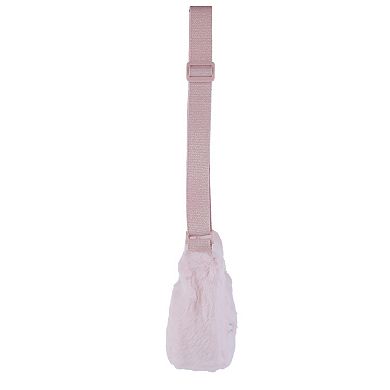 Girls Elli by Capelli Cat Faux-Fur Crescent Bag